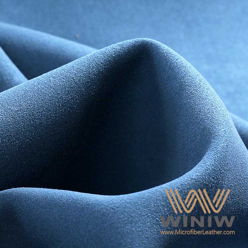 Navy Blue Suede Fabric