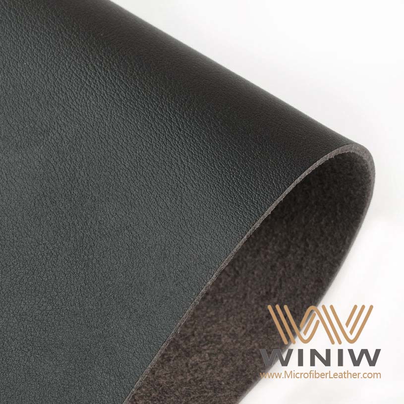 Black Pu Leather Upholstery Fabric Material