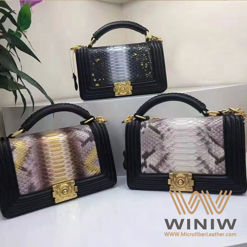 crocodile pu leather for bags