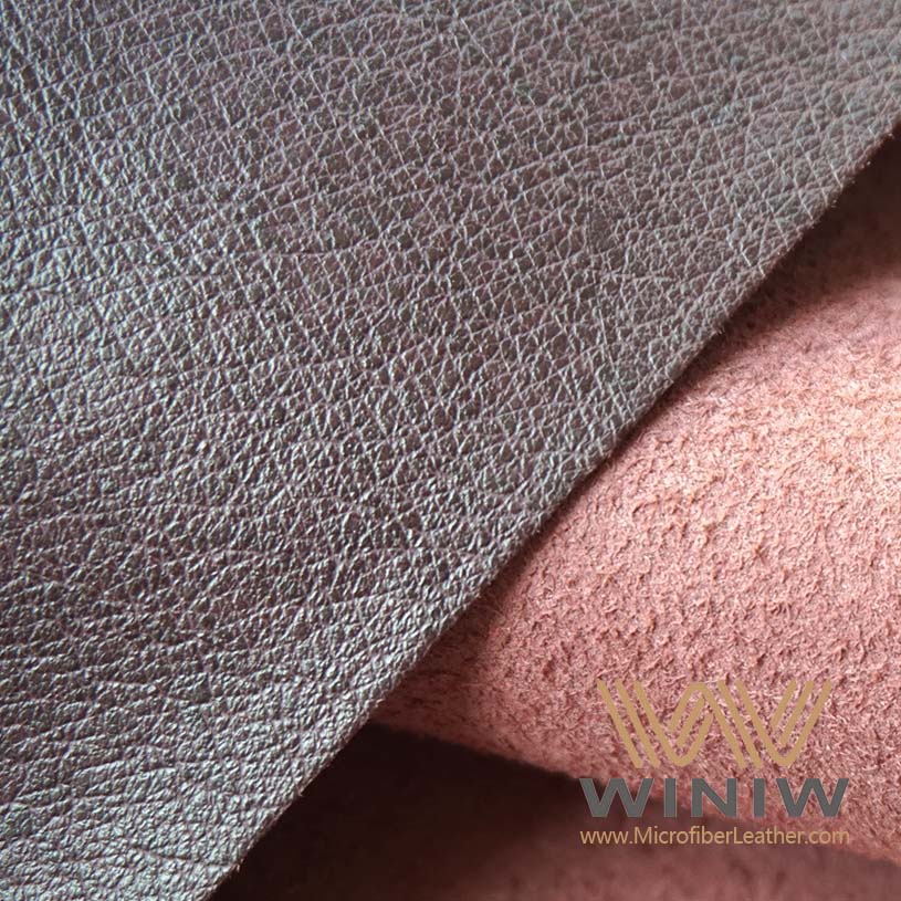 Lapisan Sepatu Kulit Babi Sintetis Microfiber 0.6mm