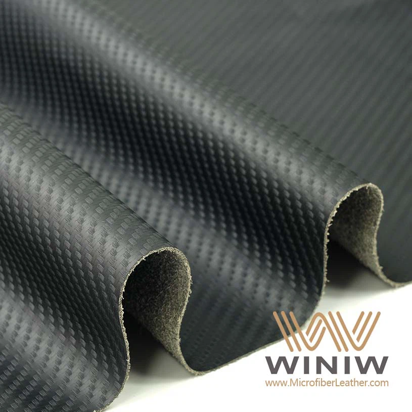 Carbon Fiber Pu Synthetic Leather Material