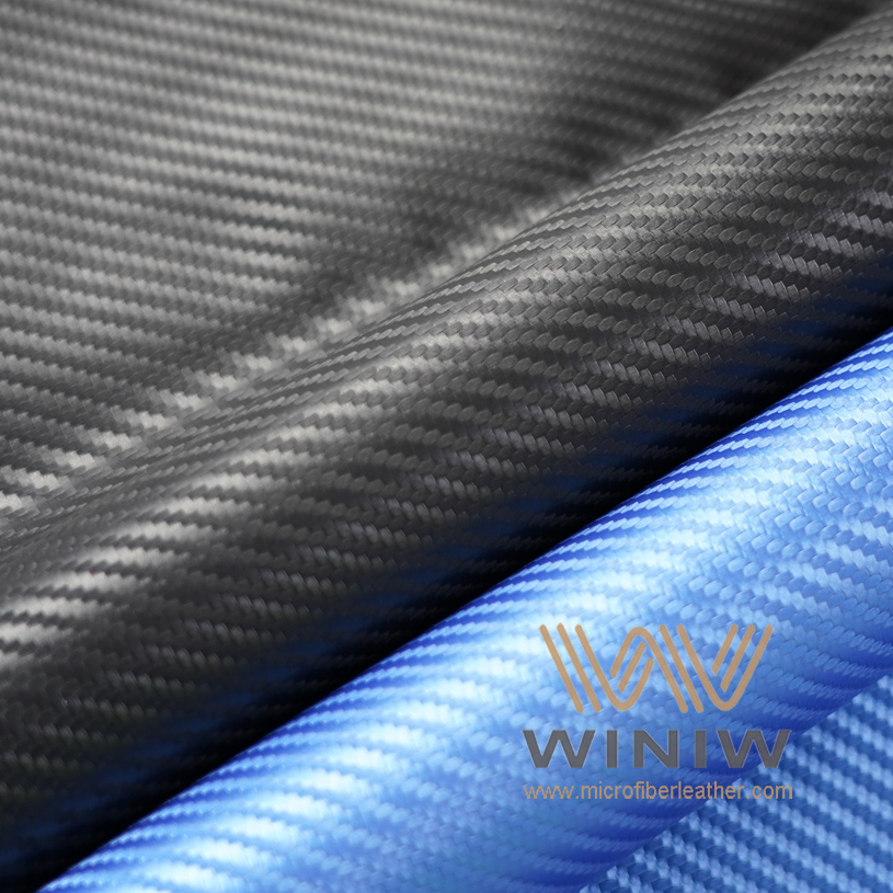 Carbon Fiber Pu Synthetic Leather Material