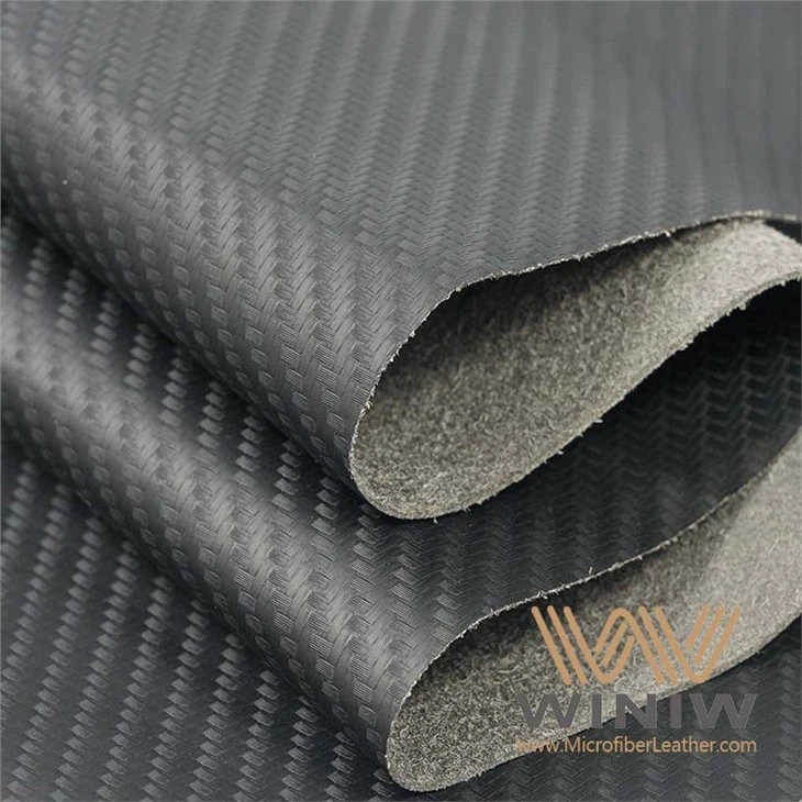 carbon fiber faux leather