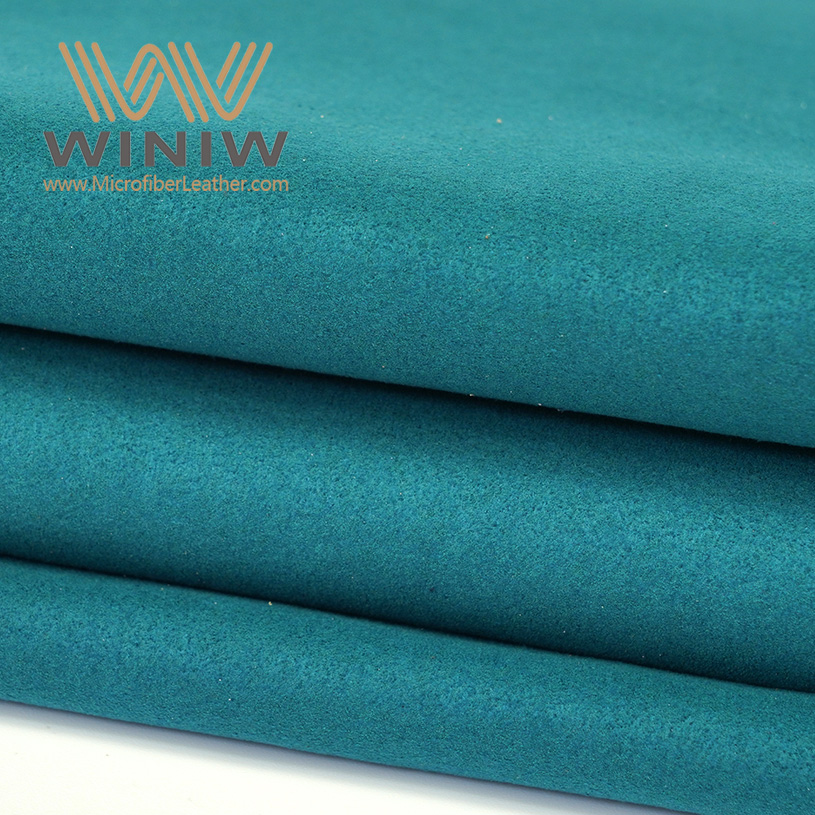 Blue Ultrasuede Microfiber Faux Suede Leather For Jewelry Box