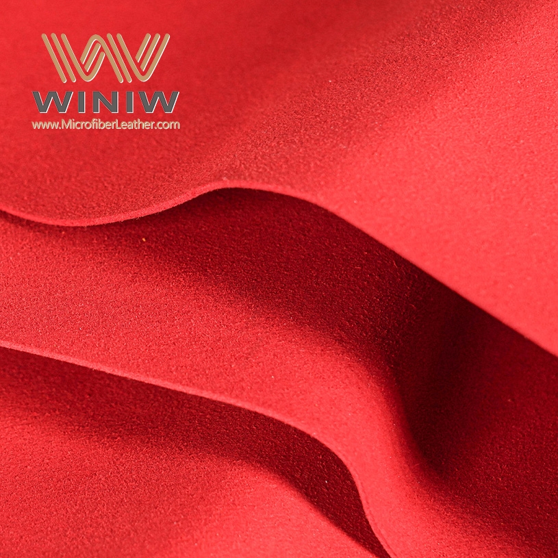 1.6mm Micro Suede Alcantara Fabric Synthetic Ultrasuede Leather Material For Shoes