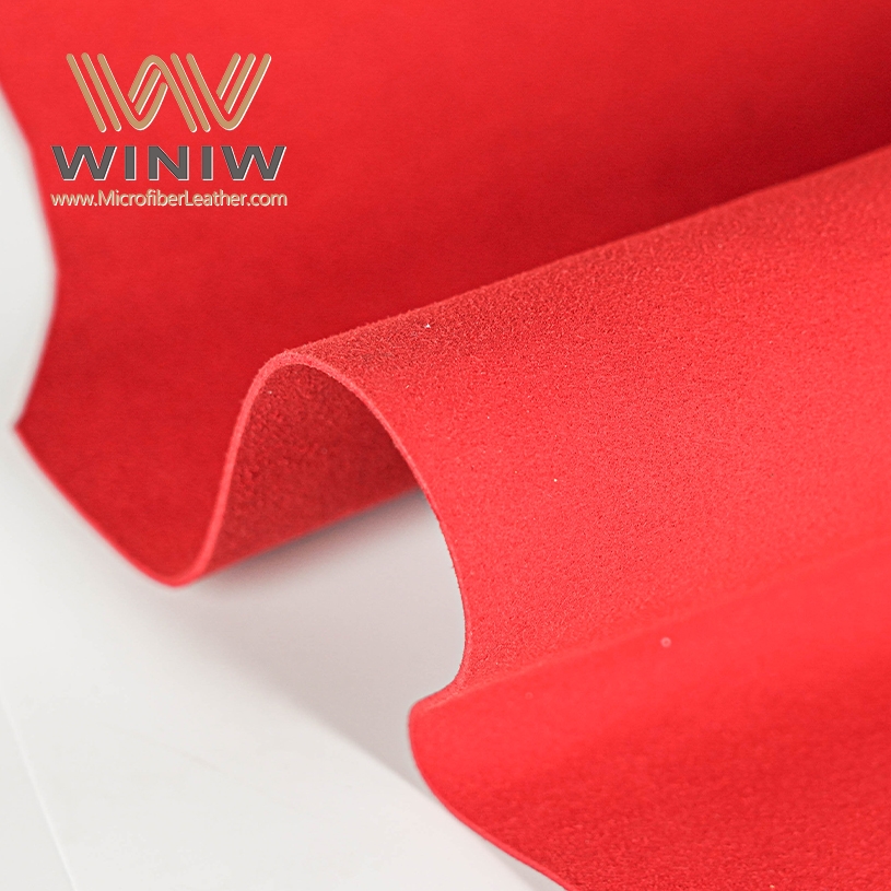 1.6mm Micro Suede Alcantara Fabric Synthetic Ultrasuede Leather Material For Shoes