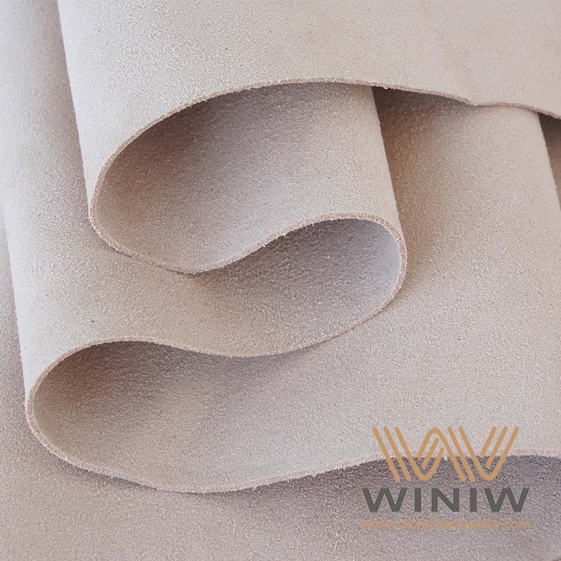 0.6mm Microfiber Suede PU Leather Ultrasuede Vegan Leather For Shoes lining