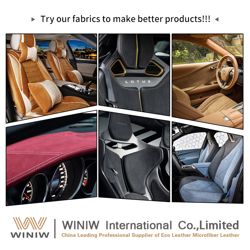 micro fiber micro suede automotive leather