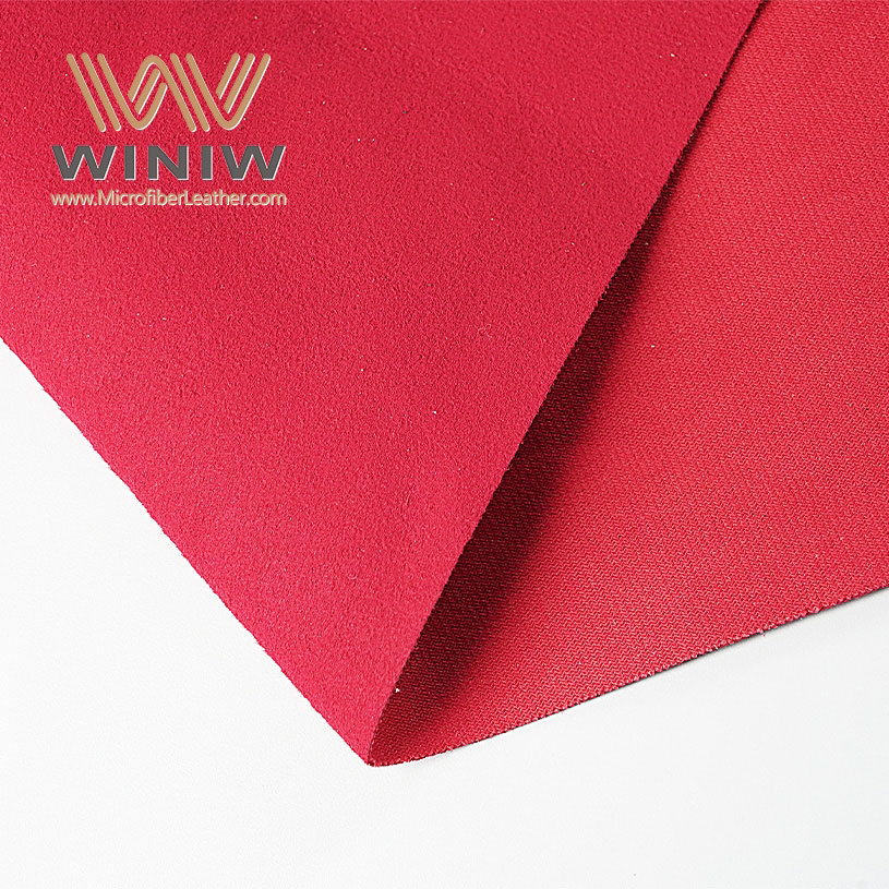 0.8mm Making Sports Gloves Pu Microfiber Leather Material