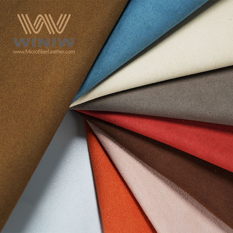 Microfiber Ultra Suede Leather Fabric PU Suede Car Seat Material