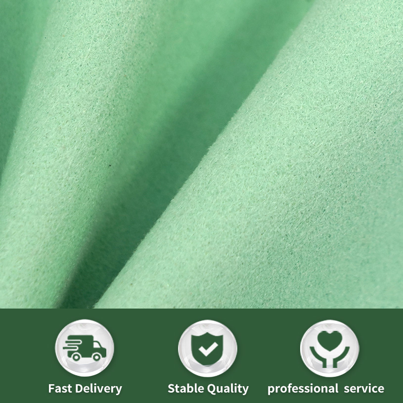 Green Microfiber Microsuede Artificial Suede For Jewelry Box