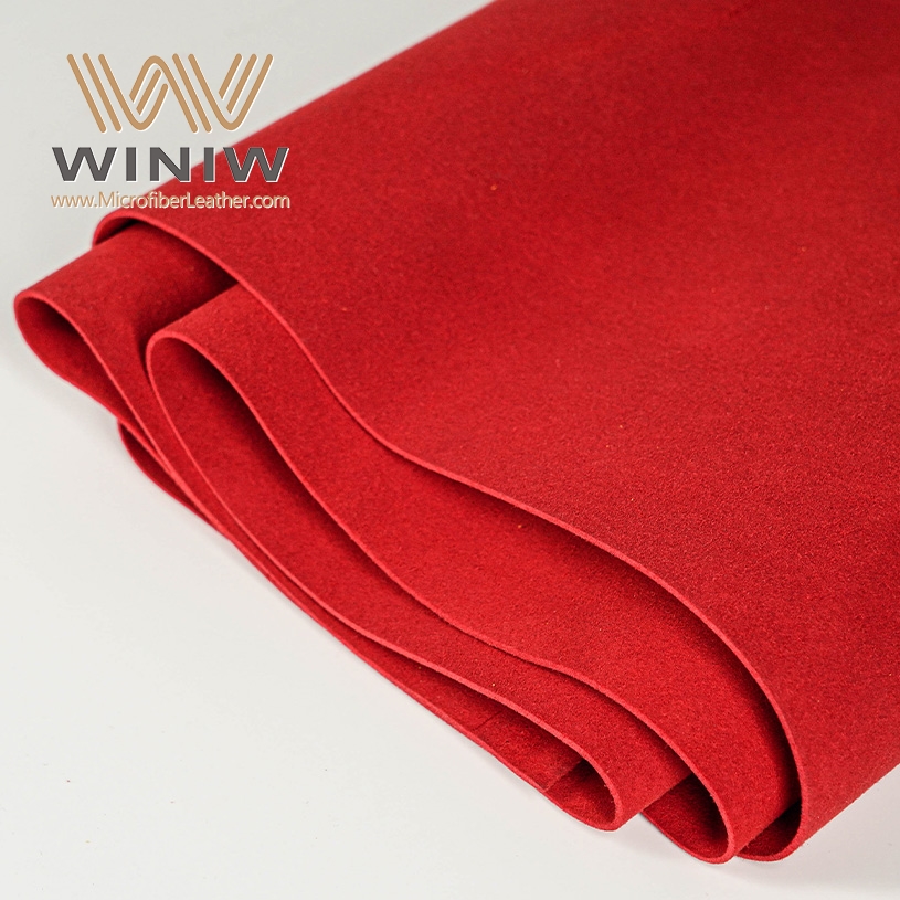 Soft Imitation Microfiber Leather Faux Leather Ultrasuede Fabric Material For Shoes