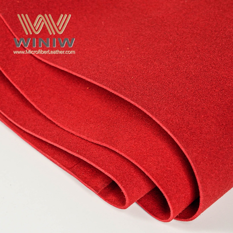 Soft Imitation Microfiber Leather Faux Leather Ultrasuede Fabric Material For Shoes