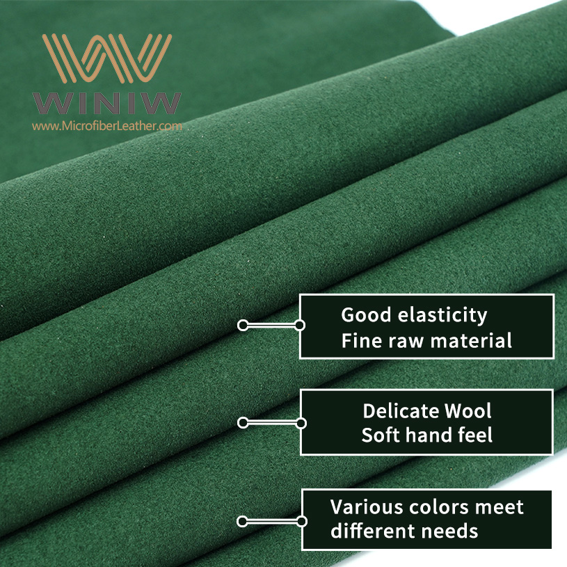 Dark Green Ultra-suede Microfiber Suede Material For Jewelry Box