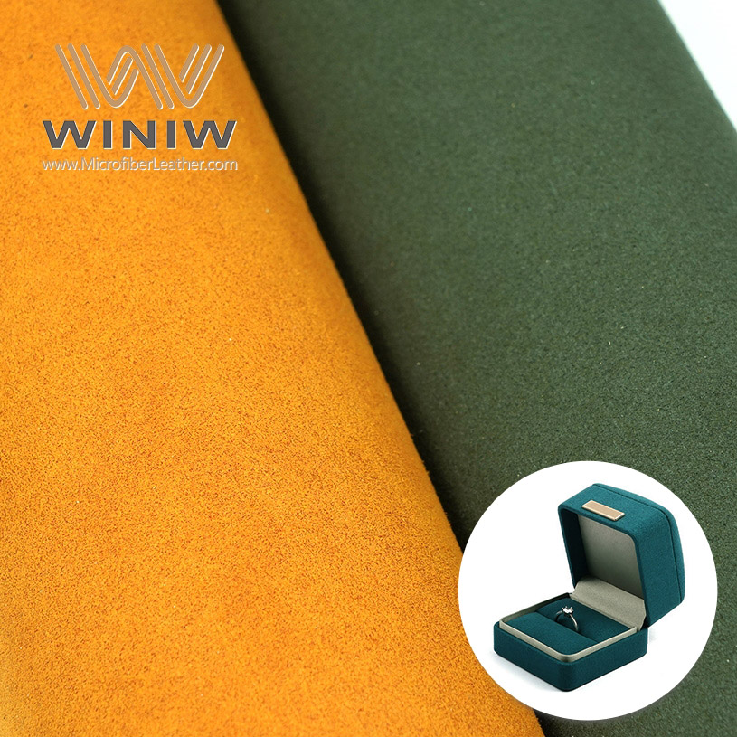 High-end Ultra-suede Faux PU Leather Fabric Covering Material