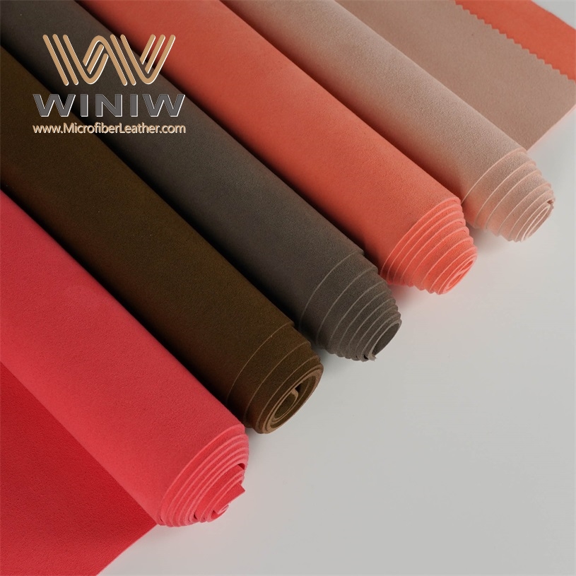 1.4mm Colorfast Synthetic Leather Micro Suede Car Headliners Fabric