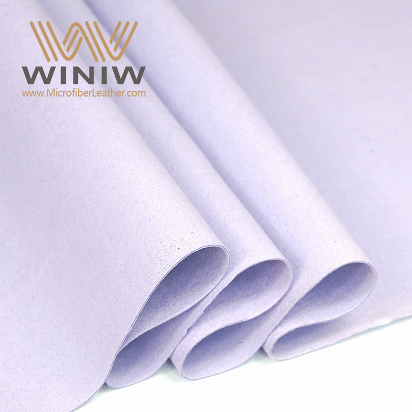 High-end Faux Micro-suede Leather Fabric Covering Material