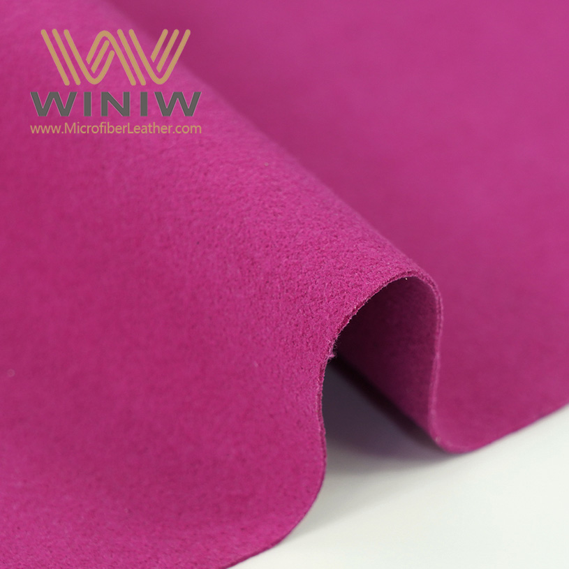 High-end Faux Ultrasuede Leather Fabric Covering Material