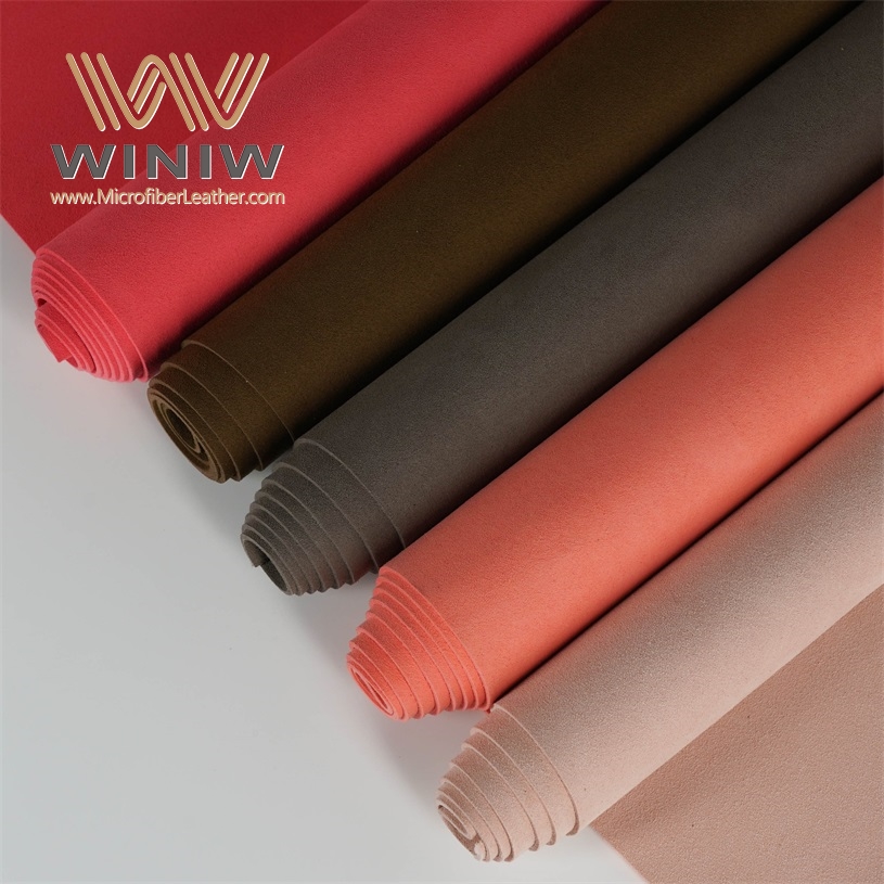 Abrasion Resistant Micro Suede Fabric PU Suede Auto Material