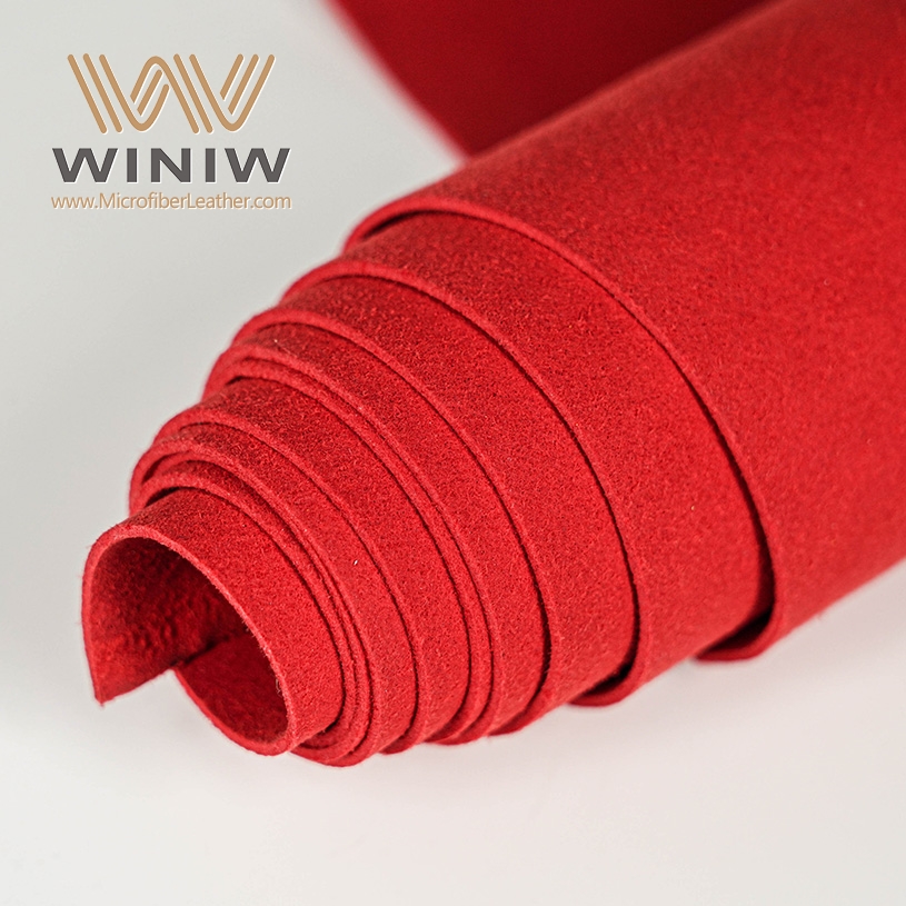 1.2mm Micro Suede Synthetic Suede Leather Vegan Fabric For Making Shoes