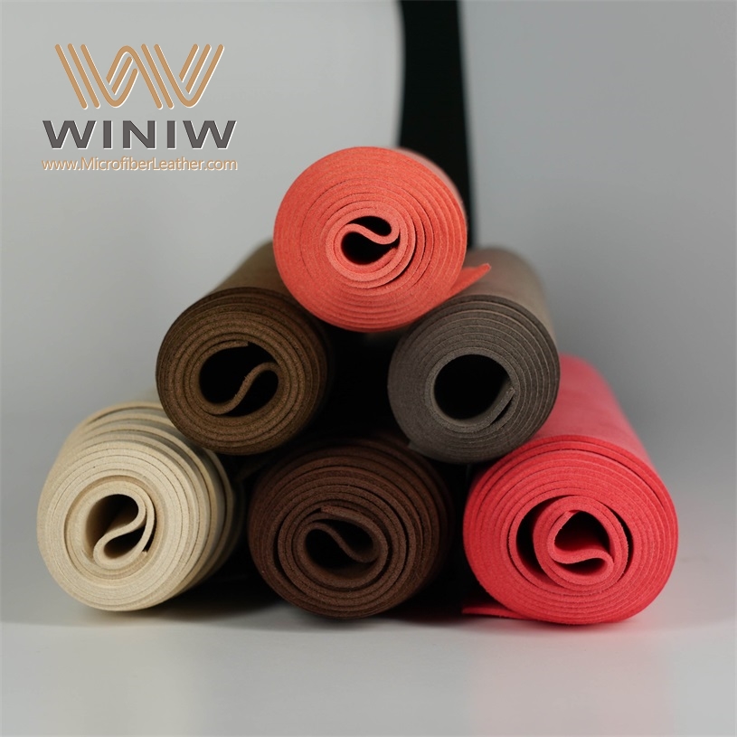 Breathable Faux Microfiber Fabric Automotive Microsuede Leather