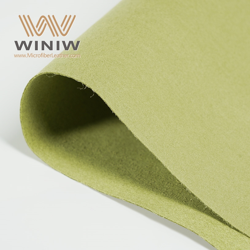 Light Green Ultra-suede Synthetic PU Suede Material For Jewelry Box