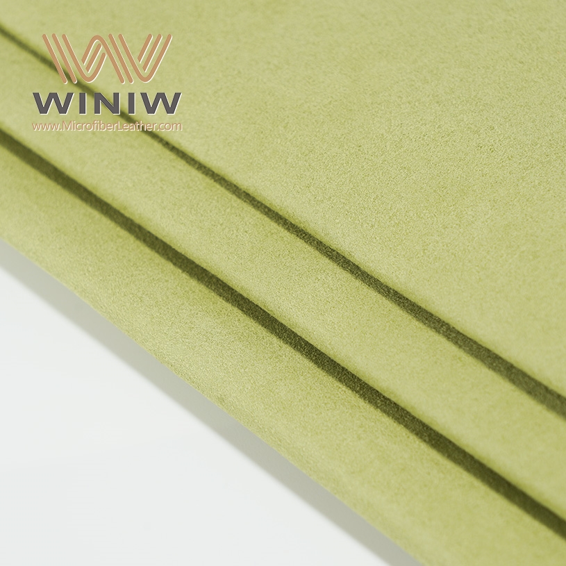 Green Microfiber Ultra-suede Leatherette Material For Jewelry Box