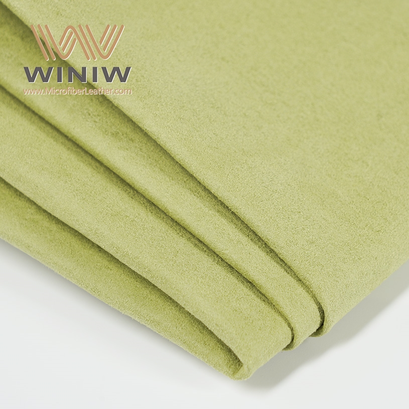 Green Microsuede PU Imitation Suede Leather Packaging Material