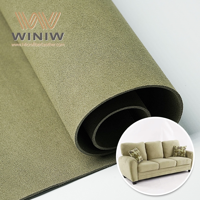 Eco-friendly Microfiber Ultrasuede Fabric Faux Suede Sofa Leather