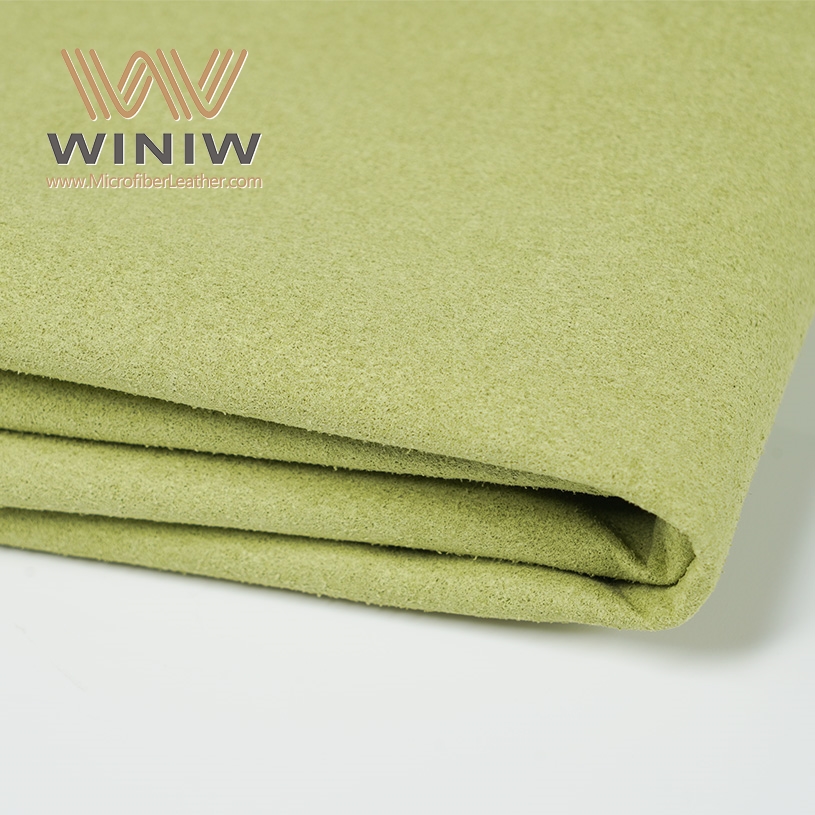 Light Green Vegan Nubuck Micro-suede Material For Jewelry Box