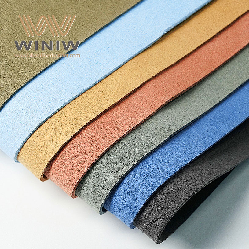 micro faux suede leather material for sofa