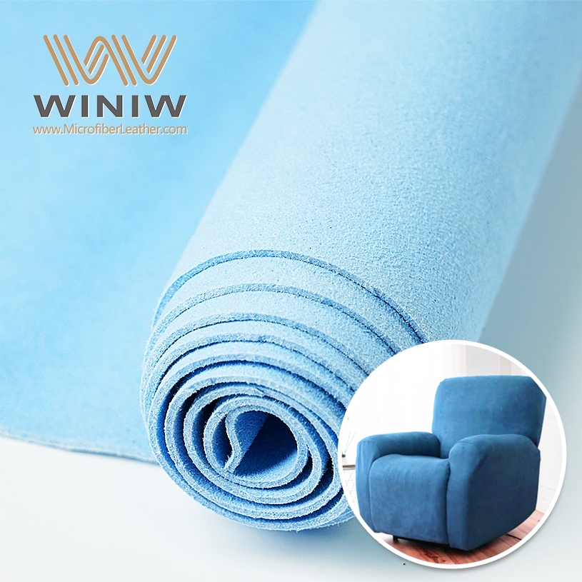 micro faux suede leather material for sofa