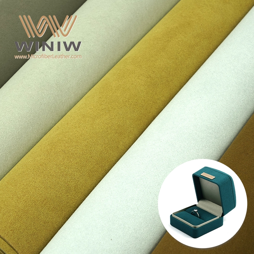 High End PU Nubuck Micro-suede Leather Fabric Jewelry Box Material