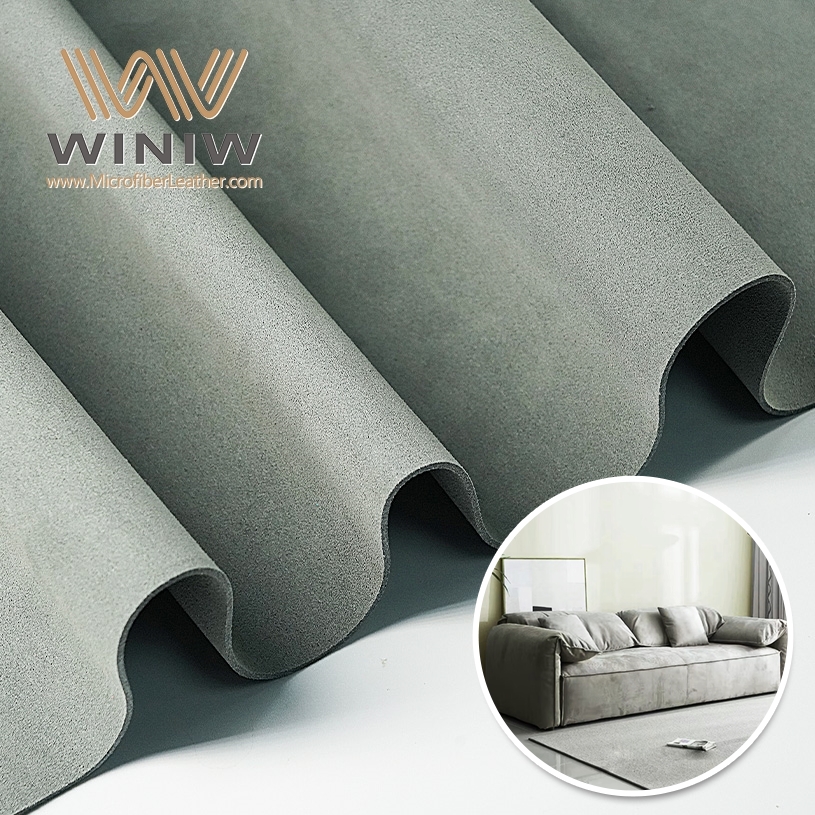 microfiber leather material for sofa