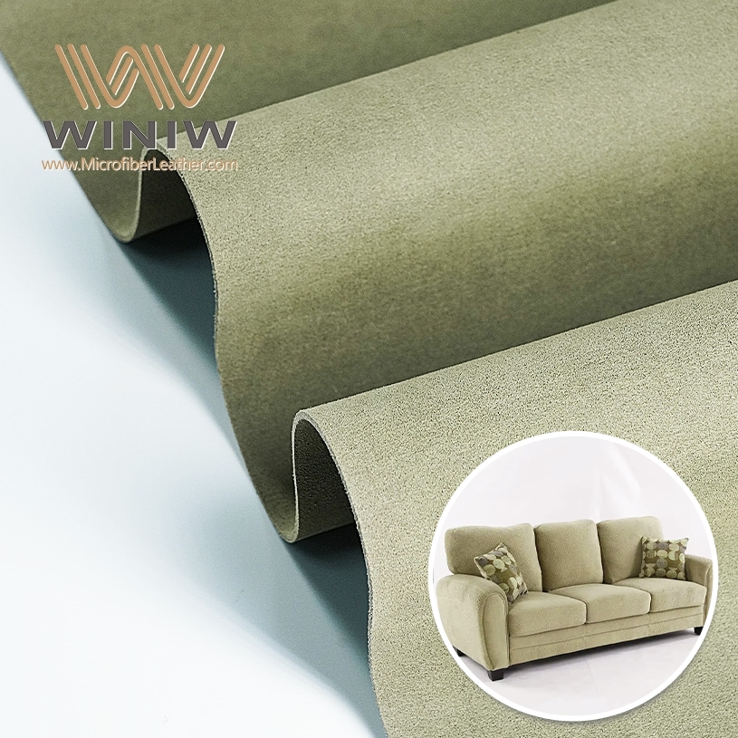 0.6mm Micro Fiber Suede Ultra Suede Leather Fabric Faux Sofa Material