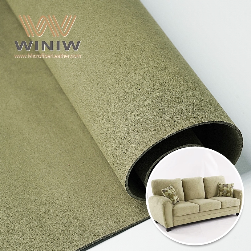 micro fiber suede leather for sofa