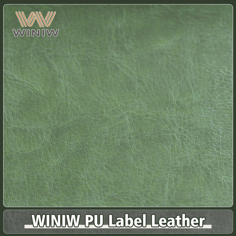 1.2mm Various Patterns PU Faux Leather Vegan Fabric For Labels Material