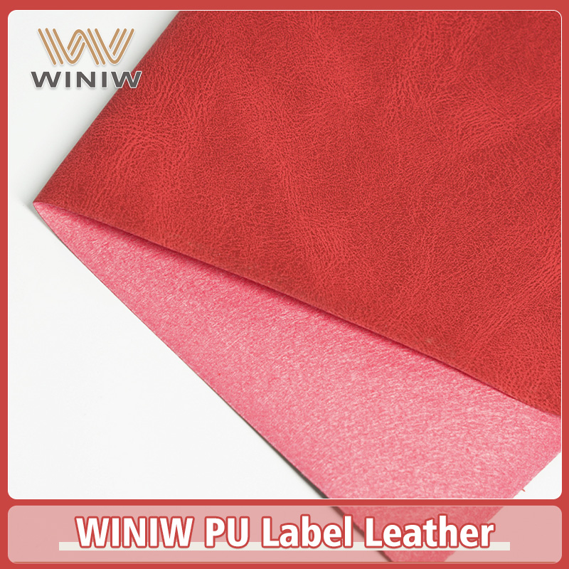 Lightweight PU Artificial Leather Label Imitation Material For Backpacks