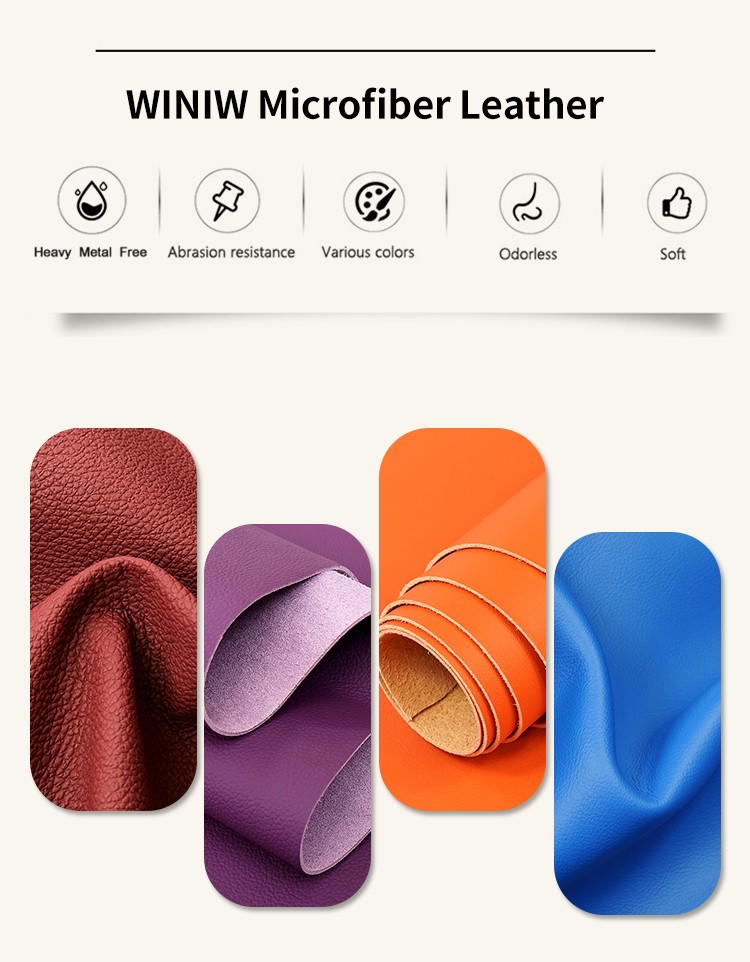 Packaging Microfiber Leather Vegan Material