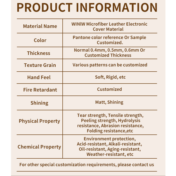 Microfibre PU leather