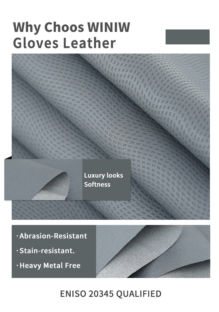 Microfiber PU Material for Sports Glove