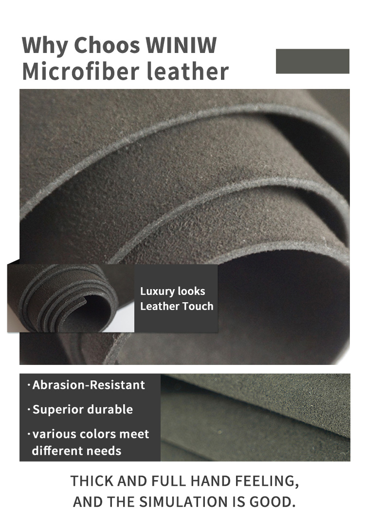 Microfiber Synthetic Suede Leather