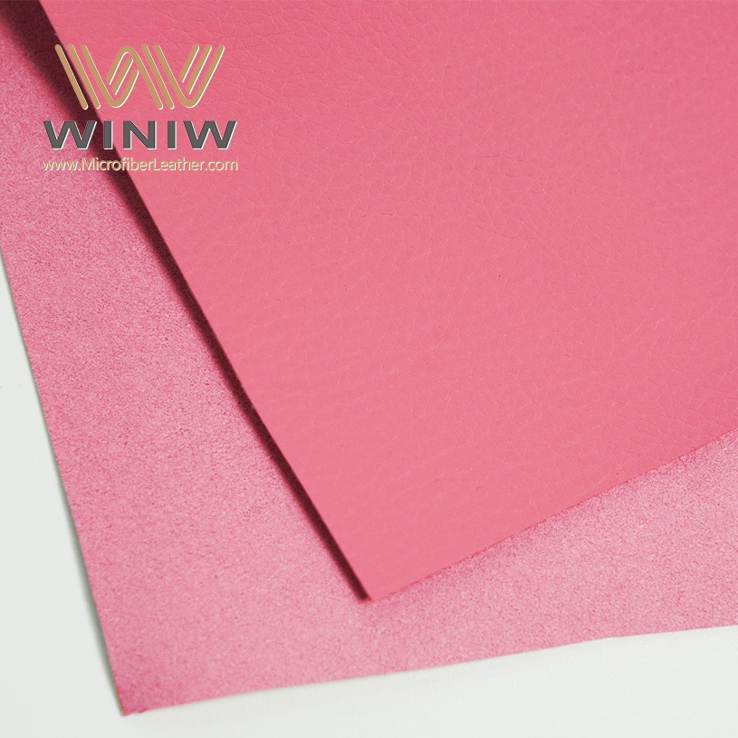 Solid Color Vegan Leather for Suede Upper Material