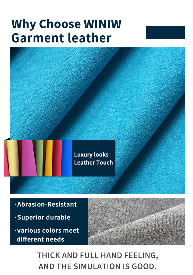 Microfiber Synthetic Suede Leather Microfiber Synthetic Suede Leather