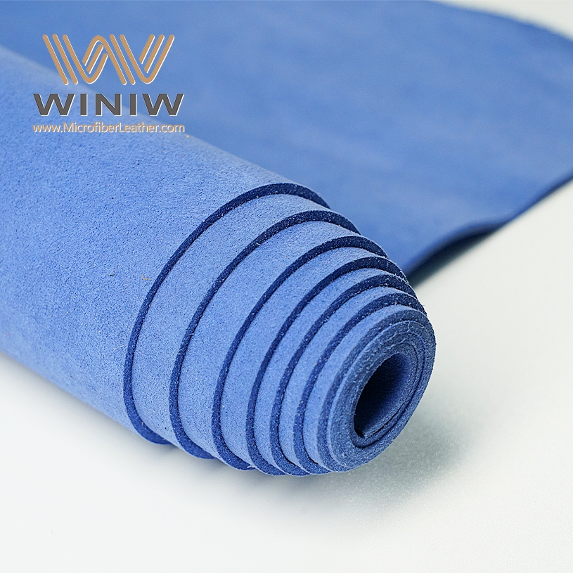 Was ist blaues Mikrofaser-Wildleder und wie wird es verwendet?