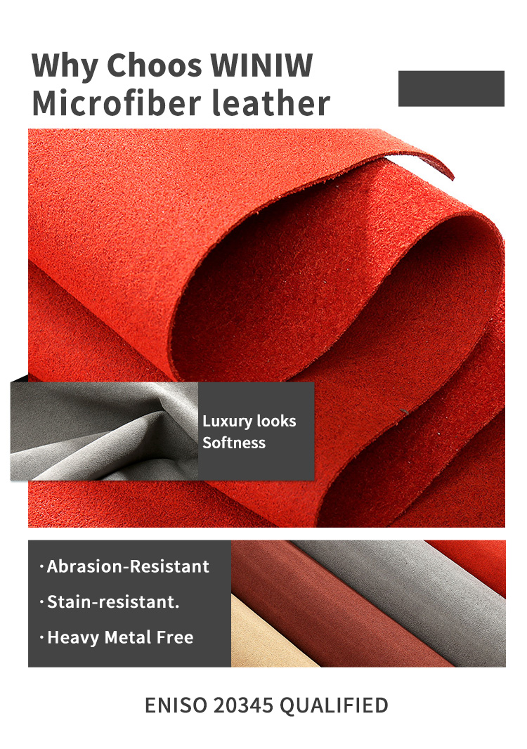 Microfiber Synthetic Suede Leather