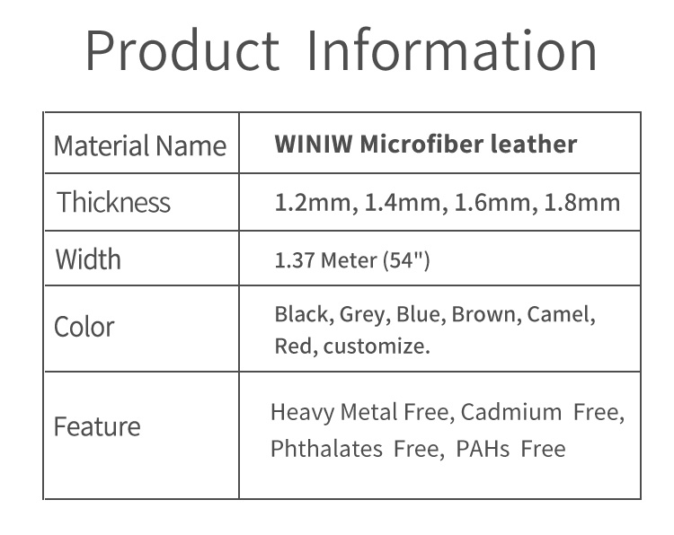 Microfiber Synthetic Suede Leather