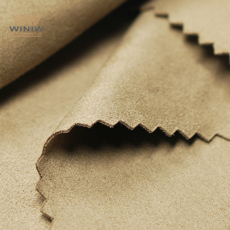 Breathable Flocked Microfiber Vegan Leather for Construction Safety Shoes