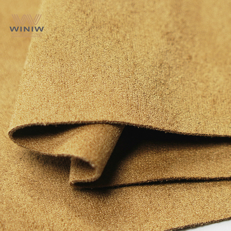 Cut-Resistant Microsuede Faux Leather for Metal Fabrication Safety Shoes