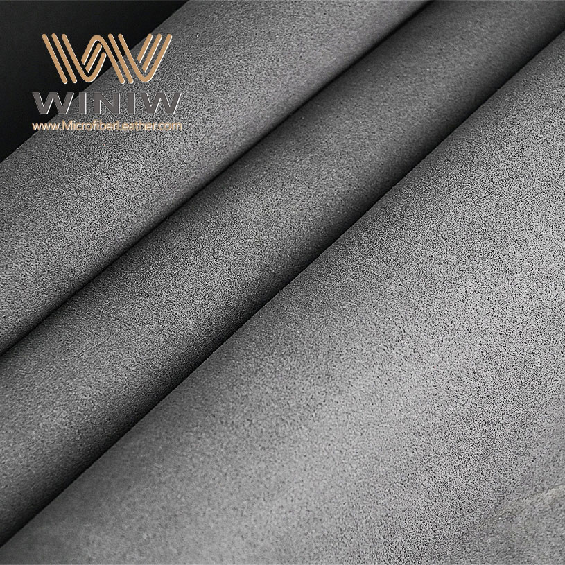 Pelle vegana traspirante floccata per copridivani compatti